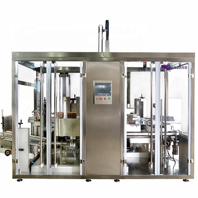CLOTHING Food Crate Packer Case Erector Case Packing Machine for Food Beverage Pharmaceutical Daily Chemical