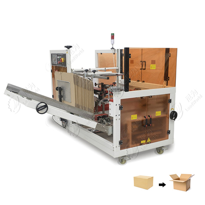Beverage Carton Box Erecting Bottom Automatic Carton Case Erector Strip Carton Erector