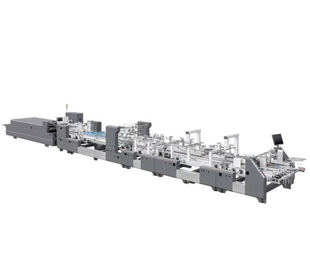 NEW STAR GFG-850 4 Corner Crash 6 Automatic Lock Bottom Carton Folder Gluer Machine of Products Gluing Machine