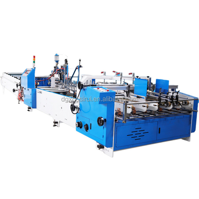 Food Folder Gluer Machine Automatic Semi Automatic Folder Bottom Lock Machine