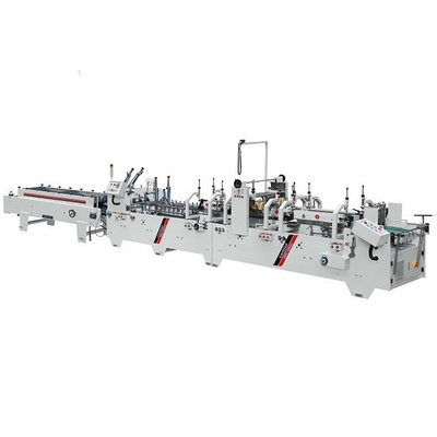 CLOTHING [JT-800GS] Automatic 4 &amp; 6 Lock Corrugated Bottom Cardboard Crash Straight Line Folder Gluer Machine