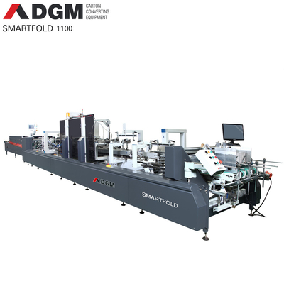 China Factory Automatic Carton Box Folder And Corrugated Gluer SMARTFOLD 1100 Machine