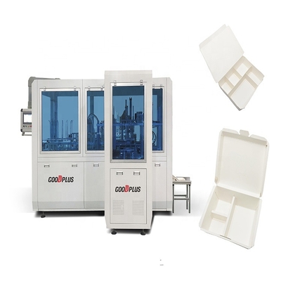 Restaurant Multi Compartment Paper Lunch Box Forming Machine, Lunch Box Making Machine, Take Out Food Box Making Machine