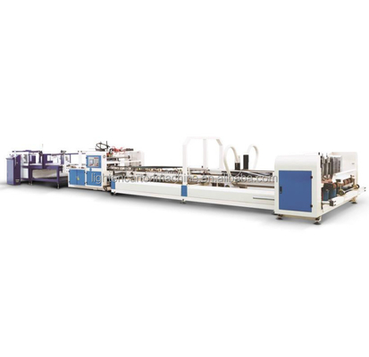 Packing Industry Fully Automatic High Speed ​​Corrugated Cardboard Folding Gluing Machine Folder Gluer Machine For Carton Box Packing Machine