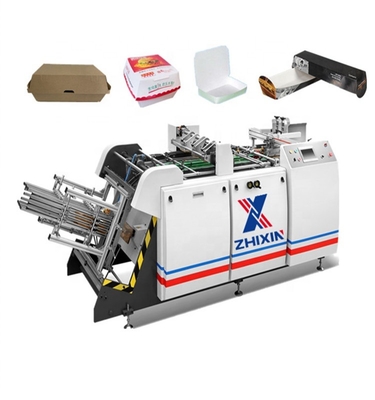 High Quality Food Paper Box Making Automatic Take Out Food Paper Box Machine