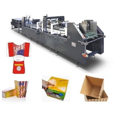 1100AS Small Corrugated Food Box Cardboard Folder Gluer Machine
