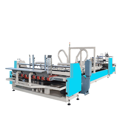 Full Automatic Food Folder Gluer Machine Corrugados Cardboard Box Making Machine For Sale